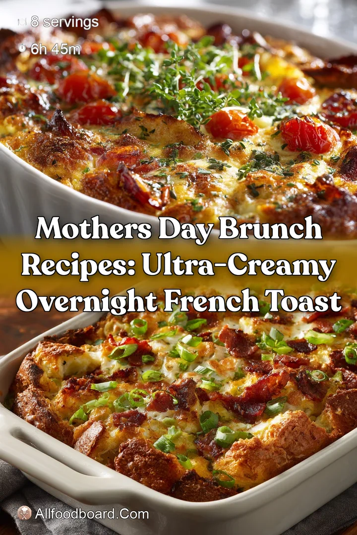Mothers Day Brunch Recipes: Ultra-Creamy Overnight French Toast
