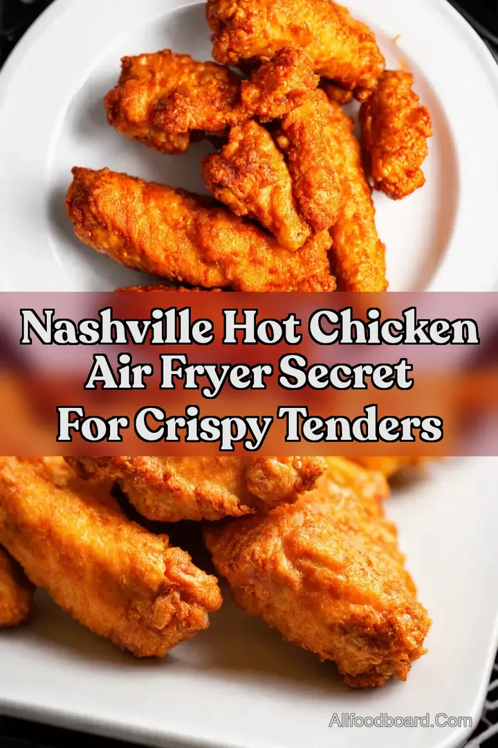 Nashville Hot Chicken Air Fryer Secret for Crispy Tenders : PIN FOR LATER Nashville Hot Chicken Air Fryer Secret for Crispy Tenders