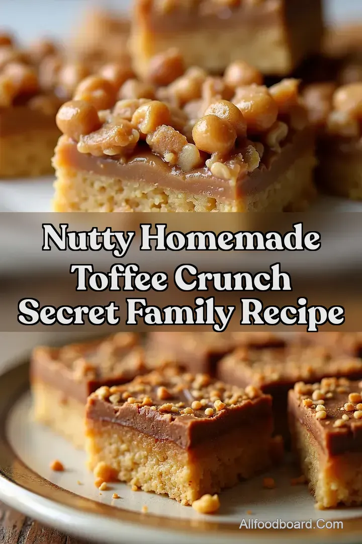 Nutty Homemade Toffee Crunch Secret Family Recipe