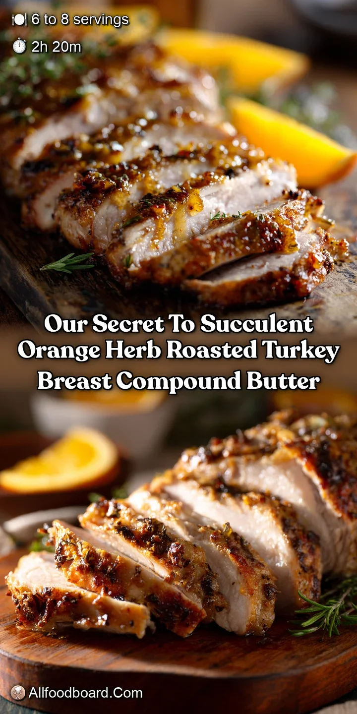 Our Secret to Succulent Orange Herb Roasted Turkey Breast Compound Butter