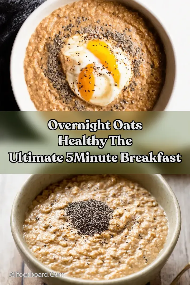 Overnight Oats Healthy The Ultimate 5Minute Breakfast : PIN FOR LATER Overnight Oats Healthy The Ultimate 5Minute Breakfast