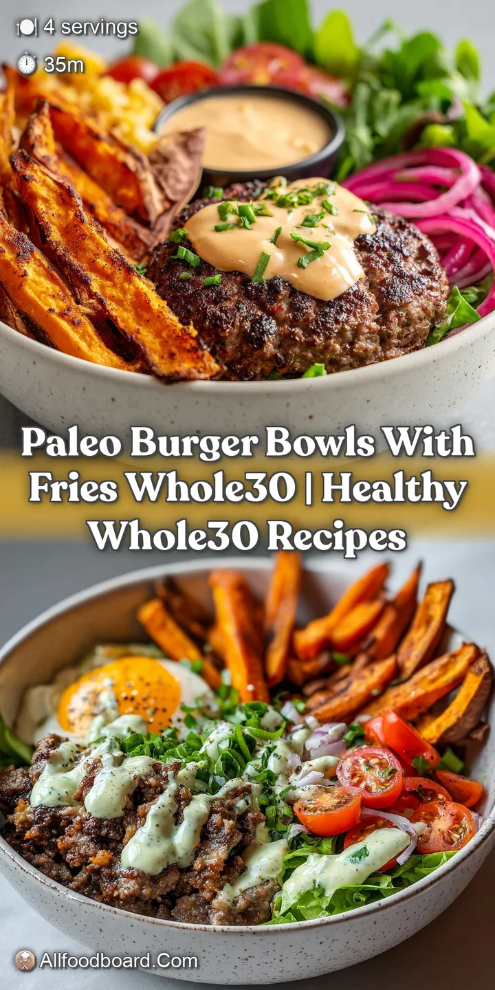 Close-up of savory burger bowl: seasoned ground beef and crispy fries, ready to eat. Inviting textures and colors highligh...