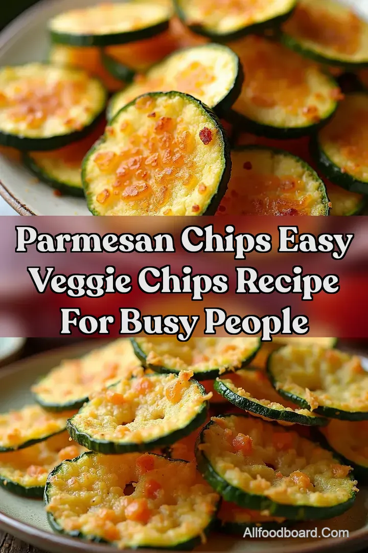 Parmesan Chips Easy Veggie Chips Recipe For Busy People