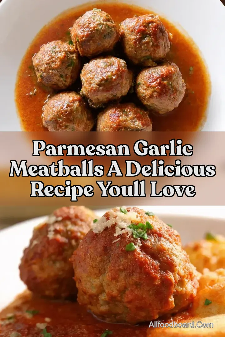 Parmesan Garlic Meatballs A Delicious Recipe Youll Love