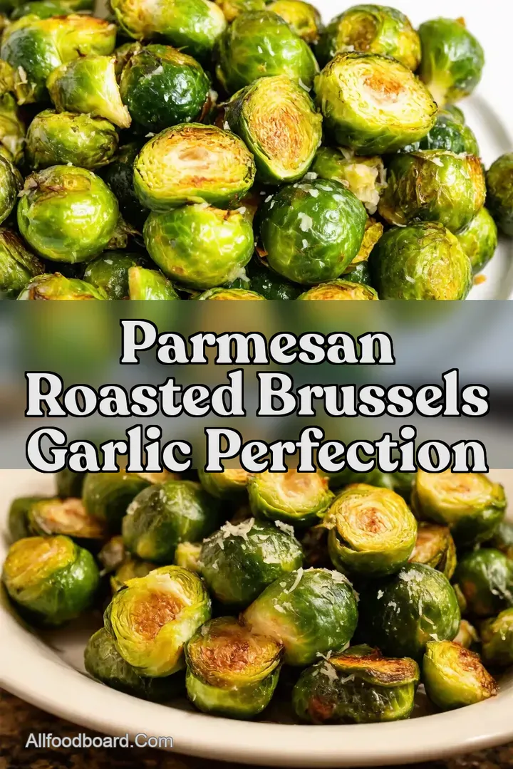 Parmesan Roasted Brussels Garlic Perfection : PIN FOR LATER Parmesan Roasted Brussels Garlic Perfection