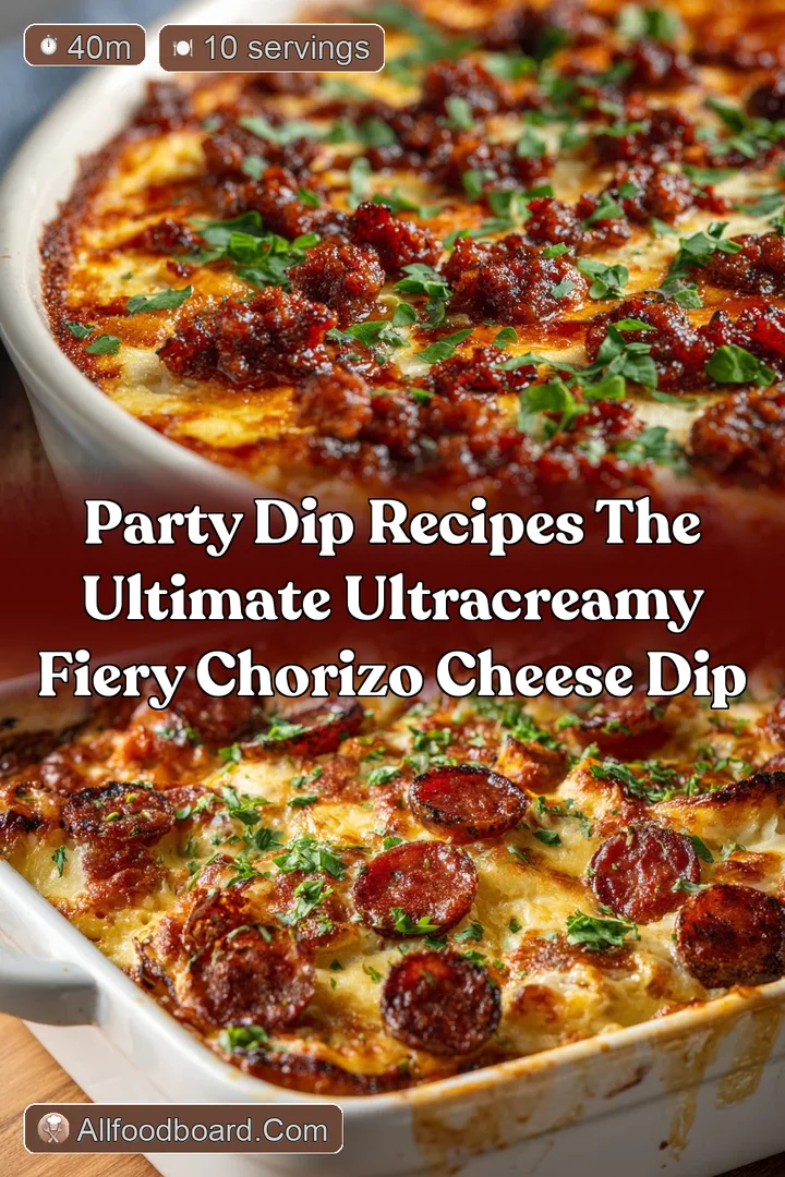 Party Dip Recipes The Ultimate UltraCreamy Fiery Chorizo Cheese Dip