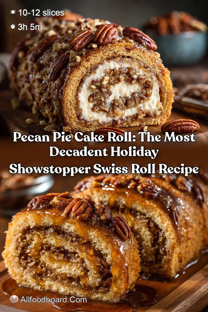 Pecan Pie Cake Roll: The Most Decadent Holiday Showstopper Swiss Roll Recipe