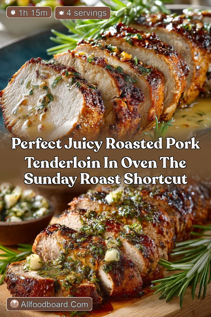 Perfect Juicy Roasted Pork Tenderloin in Oven The Sunday Roast Shortcut