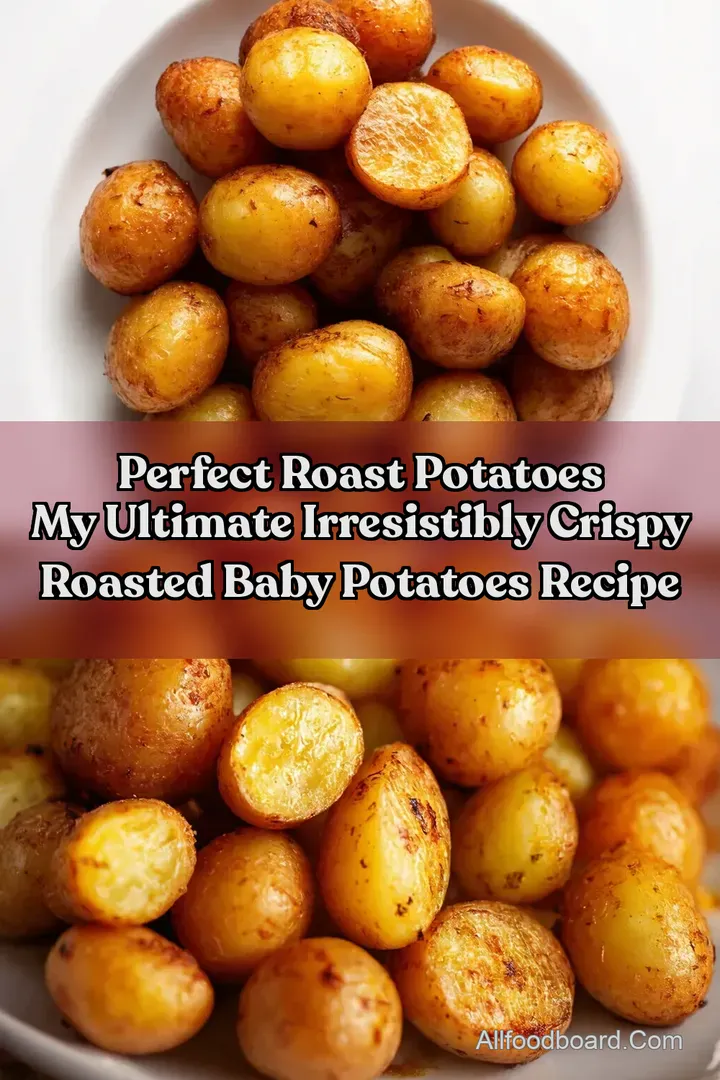 Perfect Roast Potatoes My Ultimate Irresistibly Crispy Roasted Baby Potatoes Recipe : PIN FOR LATER Perfect Roast Potatoes My Ultimate Irresistibly Crispy Roasted Baby Potatoes Recipe