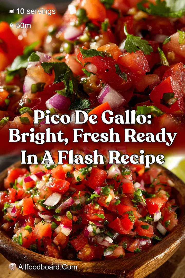 Pico de Gallo: Bright Fresh Ready in a Flash Recipe