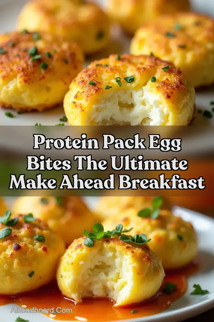 Protein Pack Egg Bites The ULTIMATE Make Ahead Breakfast