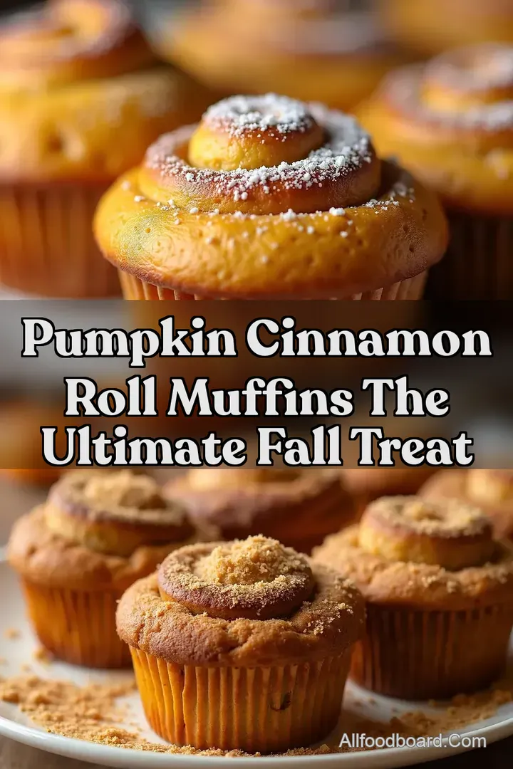Pumpkin Cinnamon Roll Muffins The Ultimate Fall Treat