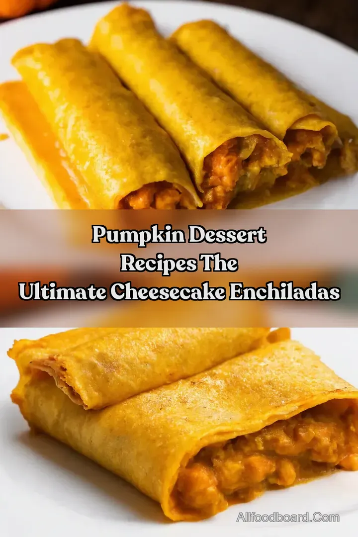 Pumpkin Dessert Recipes The Ultimate Cheesecake Enchiladas