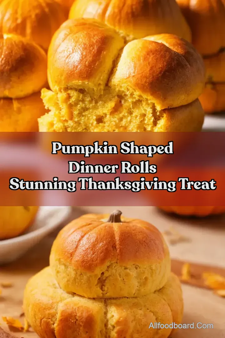 Pumpkin Shaped Dinner Rolls Stunning Thanksgiving Treat