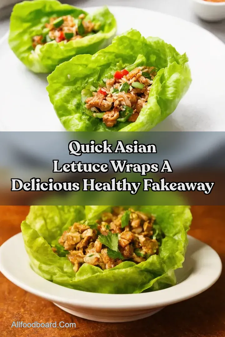 Quick Asian Lettuce Wraps A Delicious Healthy Fakeaway