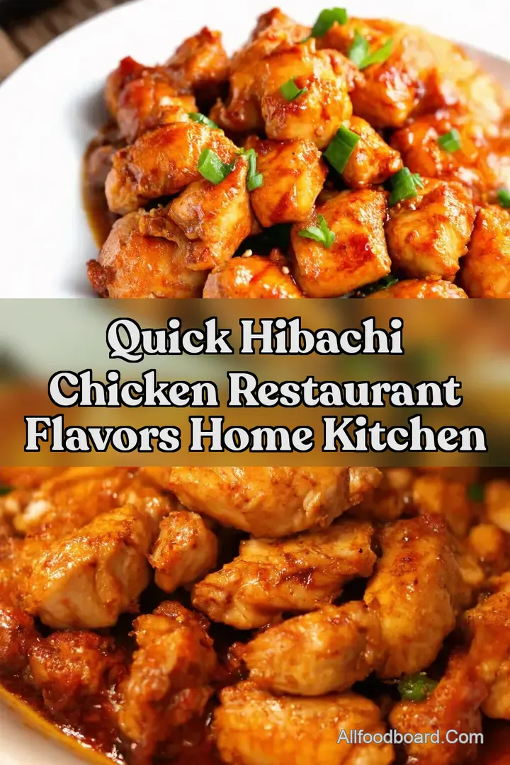 Quick Hibachi Chicken Restaurant Flavors Home Kitchen : PIN FOR LATER Quick Hibachi Chicken Restaurant Flavors Home Kitchen