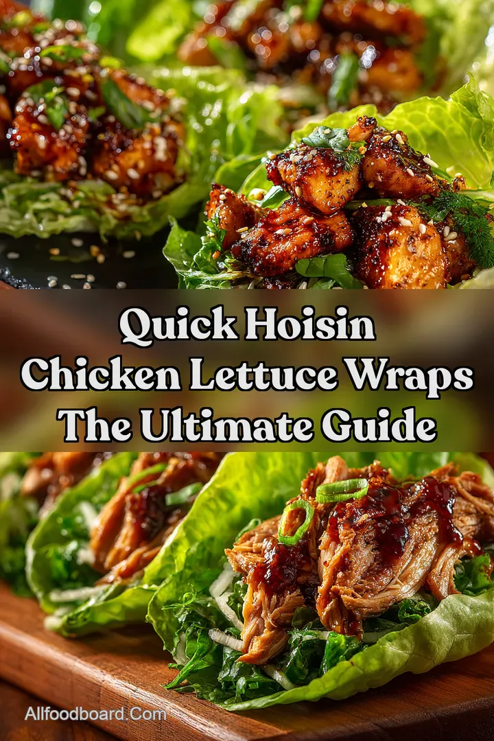 Quick Hoisin Chicken Lettuce Wraps The Ultimate Guide