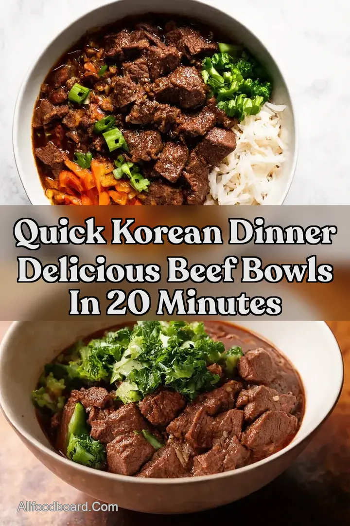 Quick Korean Dinner Delicious Beef Bowls in 20 Minutes