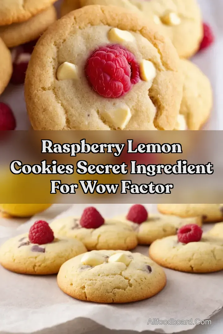 Raspberry Lemon Cookies Secret Ingredient for WOW Factor : PIN FOR LATER Raspberry Lemon Cookies Secret Ingredient for WOW Factor