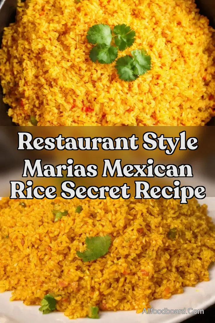 Restaurant Style Marias Mexican Rice Secret Recipe