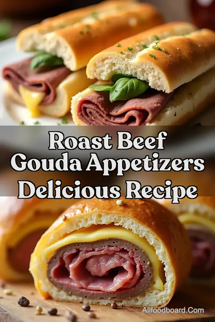 Roast Beef Gouda Appetizers Delicious Recipe