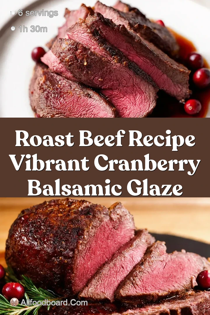 Roast Beef Recipe Vibrant Cranberry Balsamic Glaze