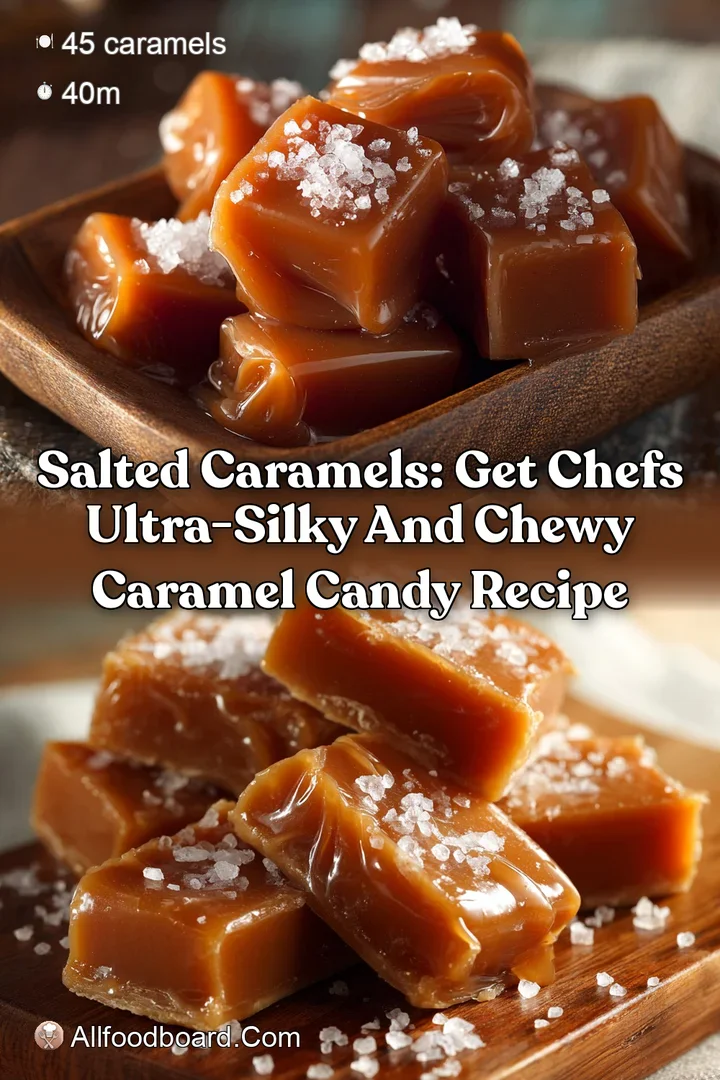 Salted Caramels: Get Chefs Ultra-Silky and Chewy Caramel Candy Recipe