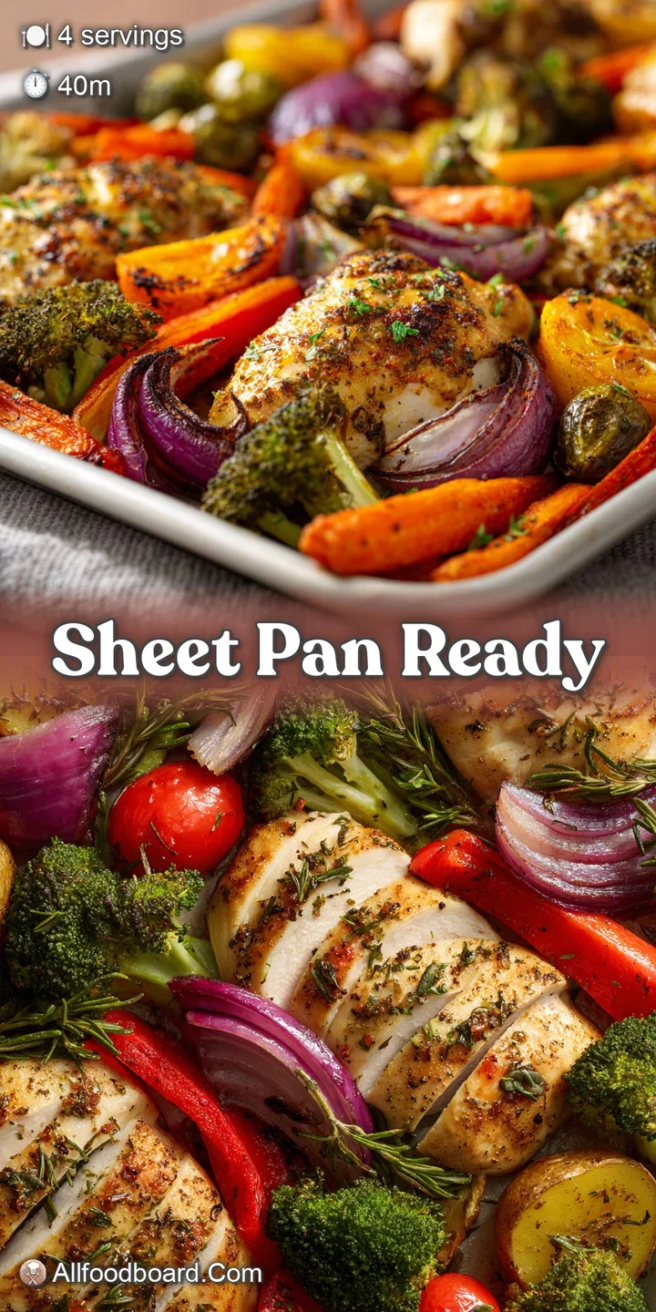 Close-up showcases the textures of caramelized vegetables, glistening chicken, and light seasoning, highlighting a flavorf...
