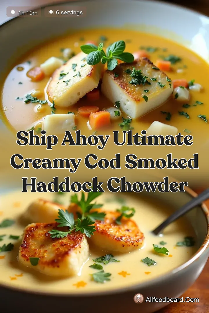 Ship Ahoy Ultimate Creamy Cod Smoked Haddock Chowder