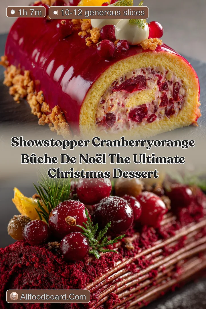 Showstopper CranberryOrange B&ucirc;che de No&euml;l The Ultimate Christmas Dessert