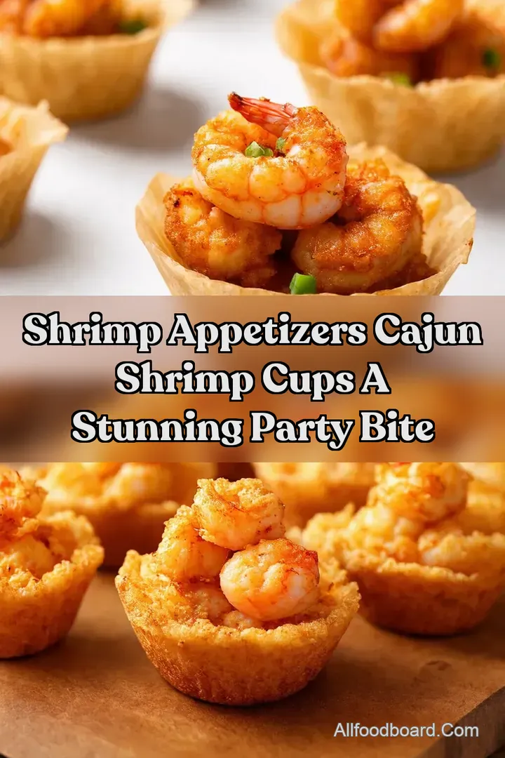 Shrimp Appetizers Cajun Shrimp Cups A Stunning Party Bite : PIN FOR LATER Shrimp Appetizers Cajun Shrimp Cups A Stunning Party Bite