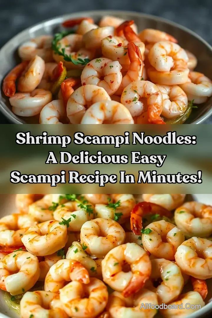 Shrimp Scampi Noodles: A Delicious Easy Scampi Recipe in Minutes!