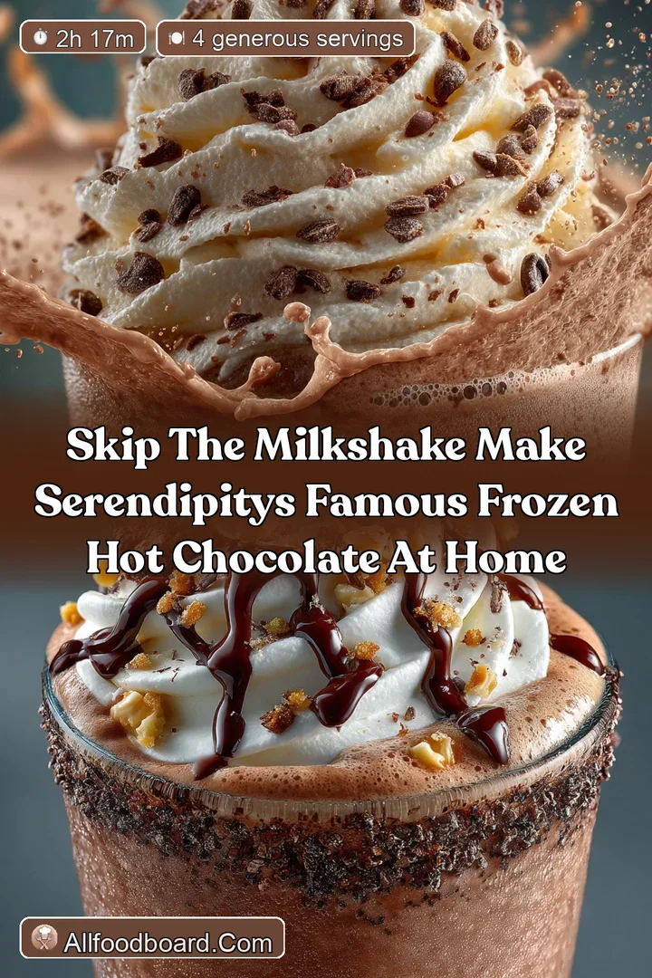 Skip the Milkshake Make Serendipitys Famous Frozen Hot Chocolate at Home