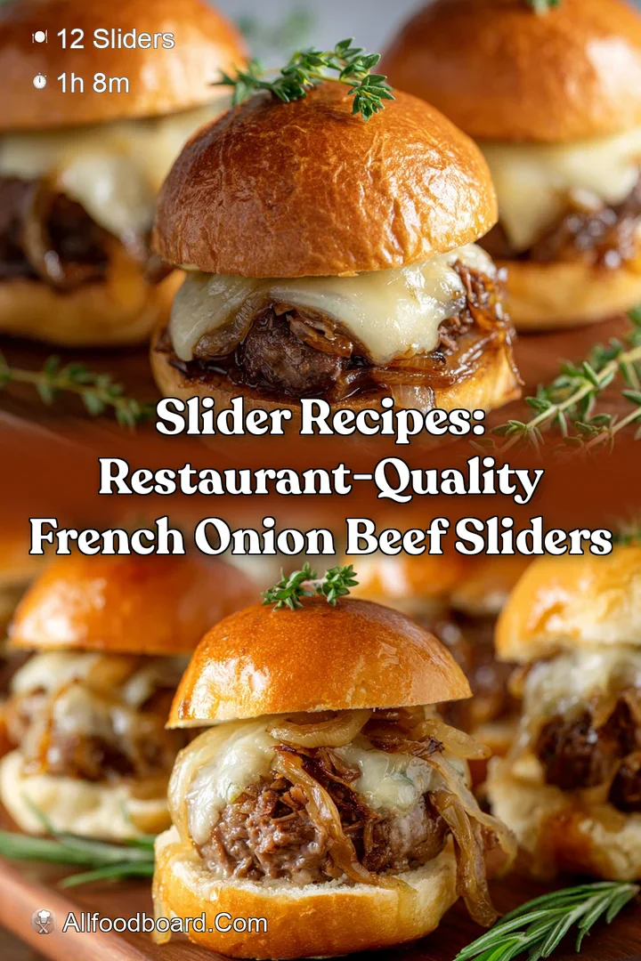 Slider Recipes: Restaurant-Quality French Onion Beef Sliders