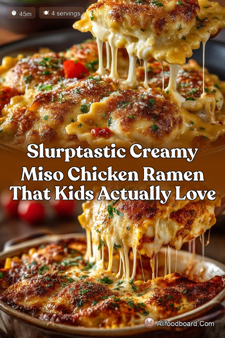 SlurpTastic Creamy Miso Chicken Ramen That Kids Actually Love
