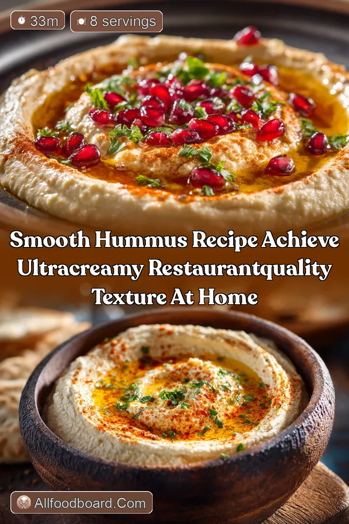 Smooth Hummus Recipe Achieve UltraCreamy RestaurantQuality Texture At Home