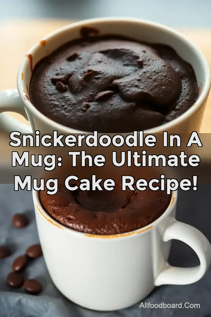 Snickerdoodle In A Mug: The Ultimate Mug Cake Recipe!