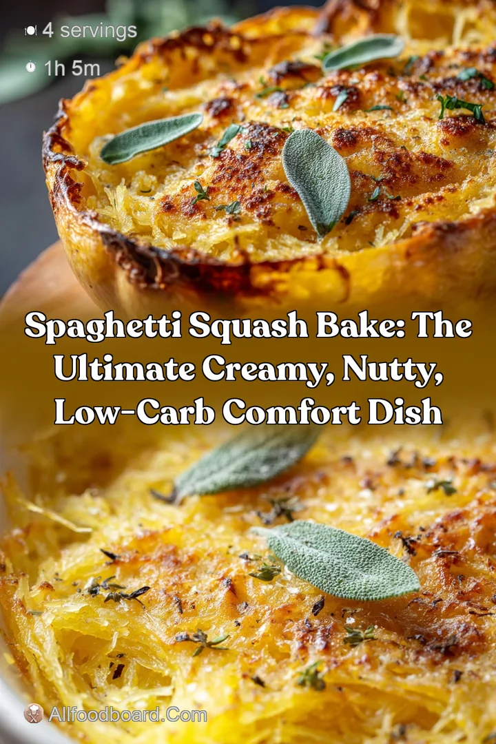Spaghetti Squash Bake: The Ultimate Creamy Nutty Low-Carb Comfort Dish