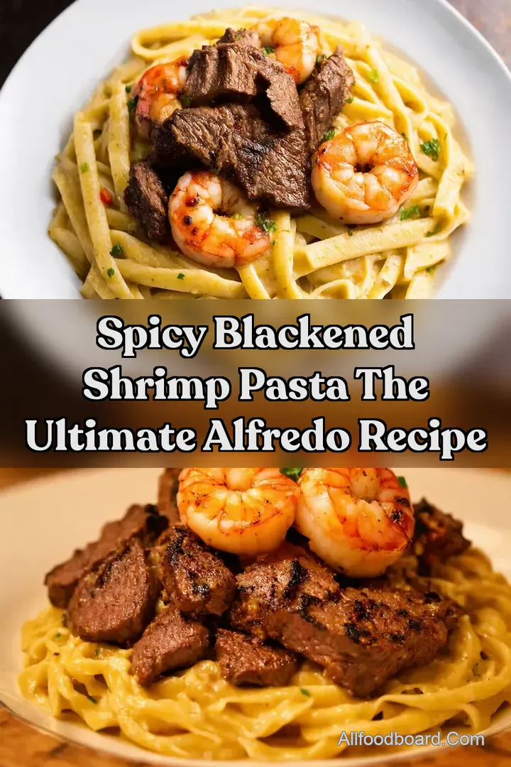 Spicy Blackened Shrimp Pasta The Ultimate Alfredo Recipe : PIN FOR LATER Spicy Blackened Shrimp Pasta The Ultimate Alfredo Recipe