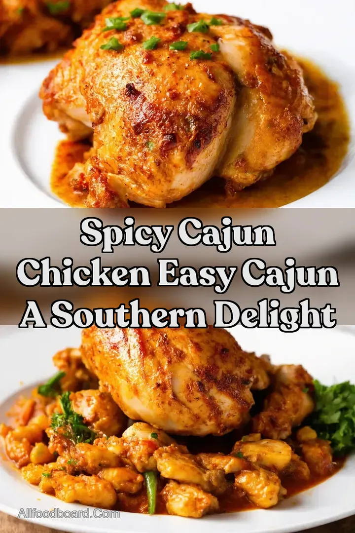 Spicy Cajun Chicken Easy Cajun A Southern Delight : PIN FOR LATER Spicy Cajun Chicken Easy Cajun A Southern Delight