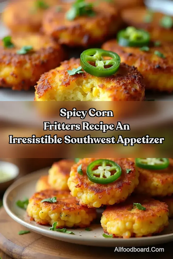 Spicy Corn Fritters Recipe An Irresistible Southwest Appetizer