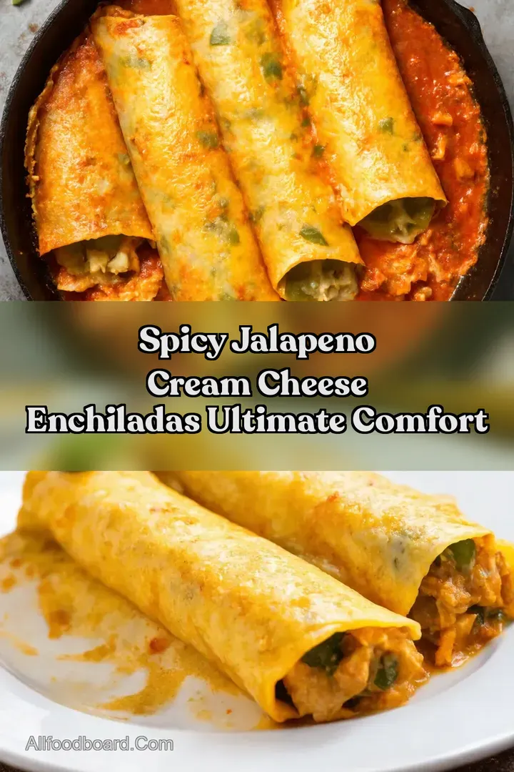 Spicy Jalapeno Cream Cheese Enchiladas Ultimate Comfort