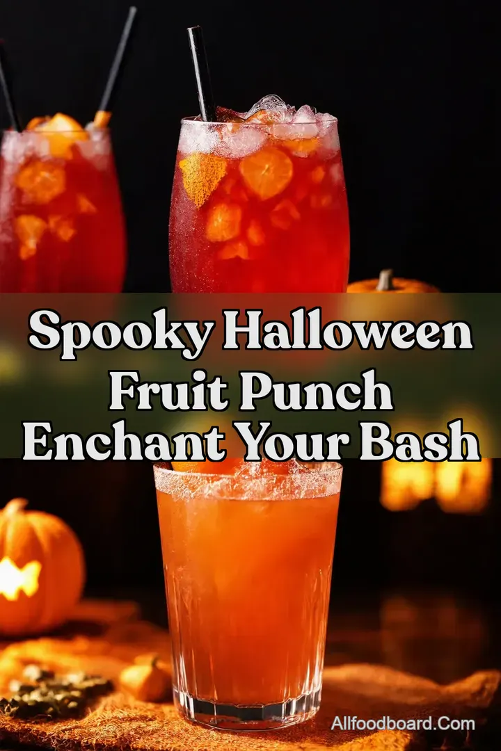 Spooky Halloween Fruit Punch Enchant Your Bash : PIN FOR LATER Spooky Halloween Fruit Punch Enchant Your Bash