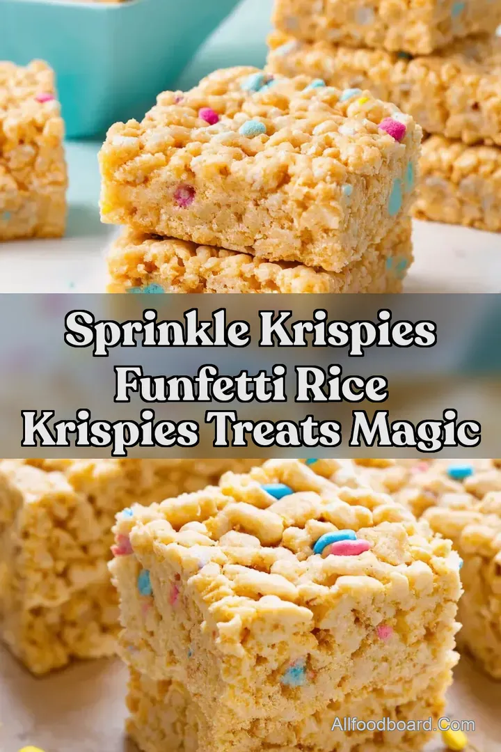 Sprinkle Krispies Funfetti Rice Krispies Treats Magic