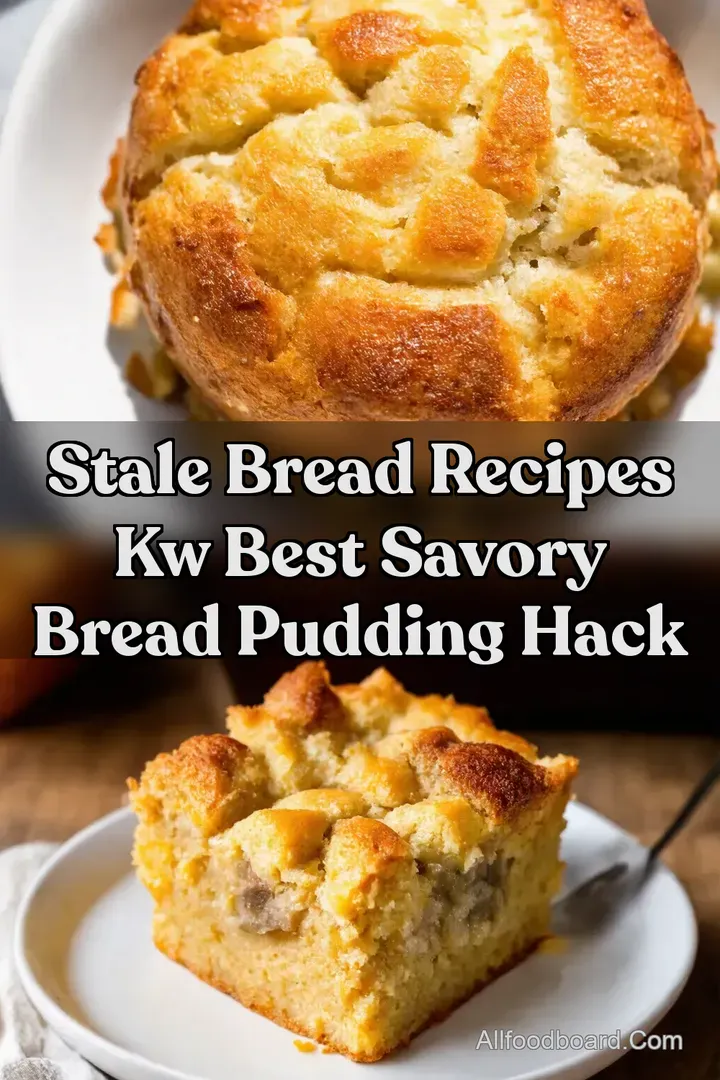 Stale Bread Recipes kw Best Savory Bread Pudding Hack