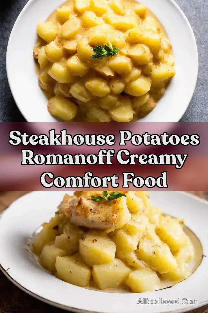 Steakhouse Potatoes Romanoff Creamy Comfort Food