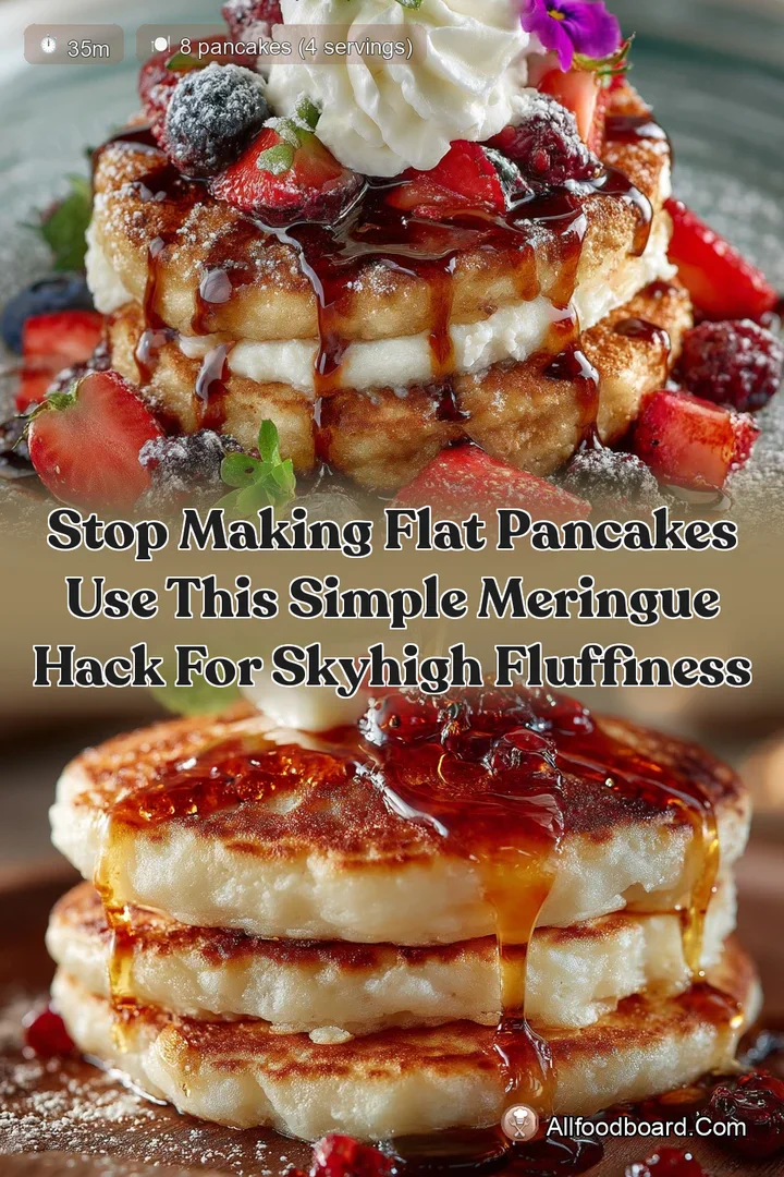 Stop Making Flat Pancakes Use This Simple Meringue Hack for SkyHigh Fluffiness