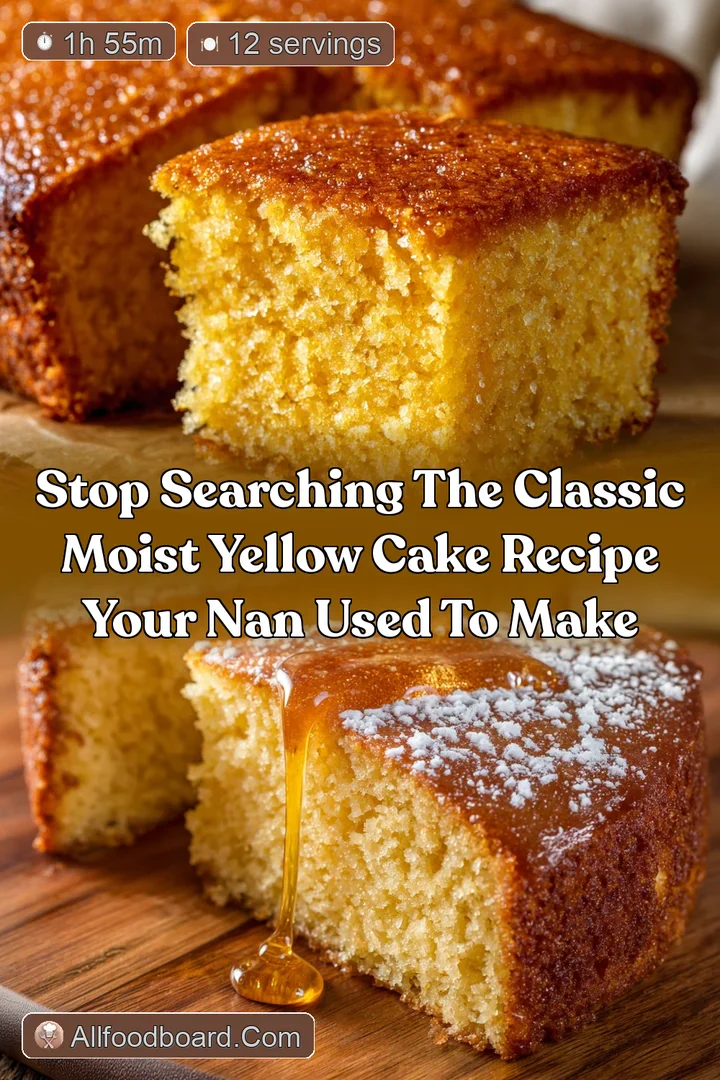 Stop Searching The Classic Moist Yellow Cake Recipe Your Nan Used To Make