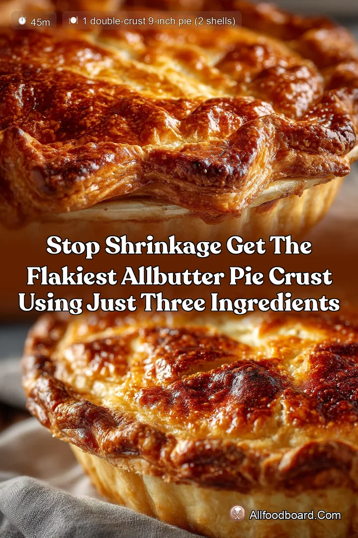 Stop Shrinkage Get the Flakiest AllButter Pie Crust Using Just Three Ingredients