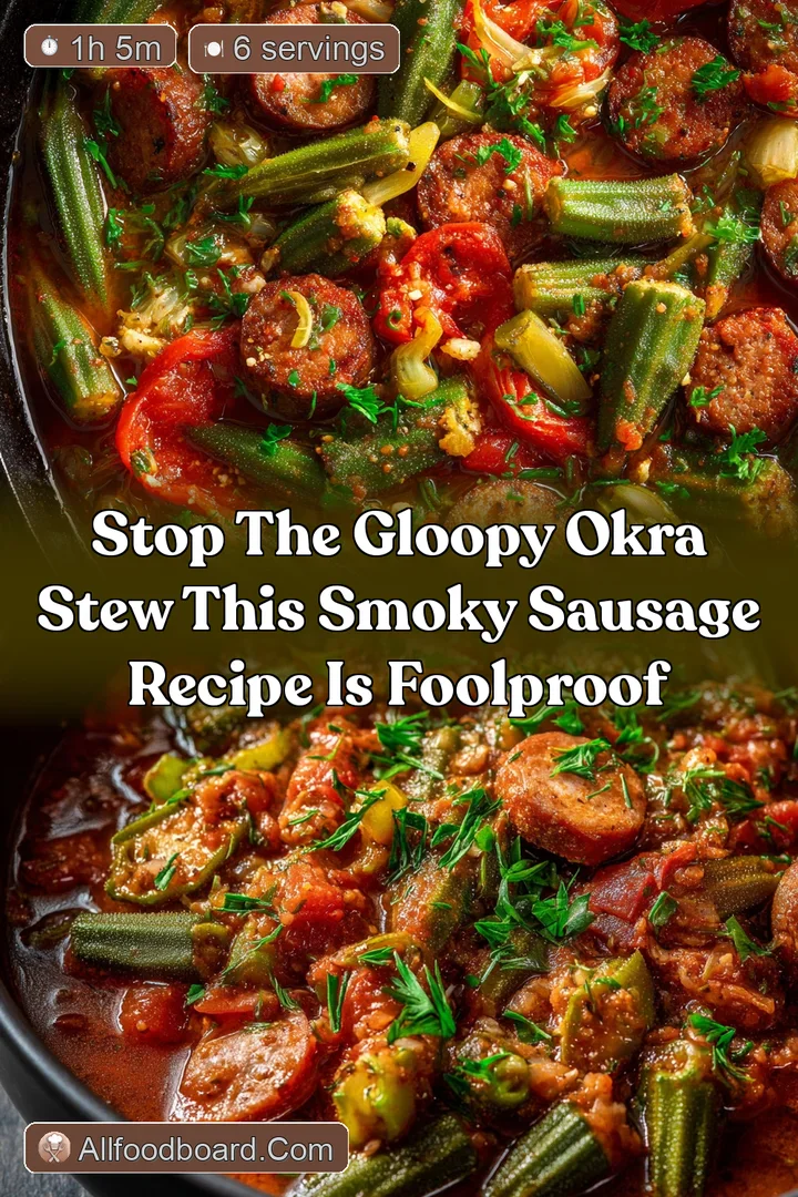 Stop the Gloopy Okra Stew This Smoky Sausage Recipe is Foolproof